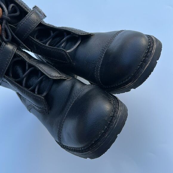 BED : STU COMBAT MOTO BOOTS style GANGSTER - Picture 12 of 12